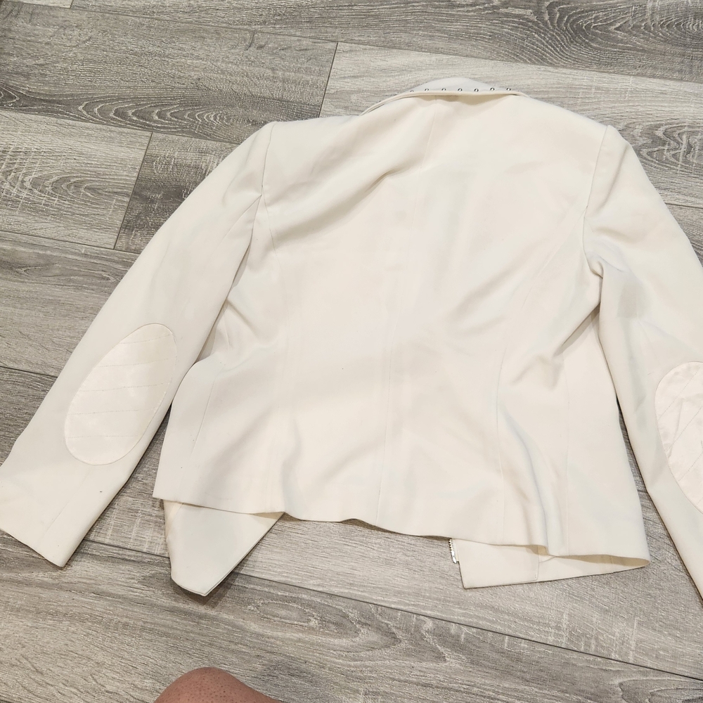 Cache White Studded Moto Jacket - image 11